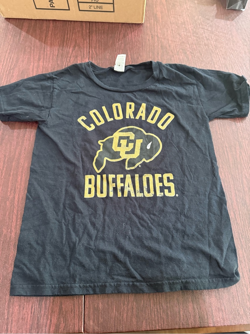 Colorado Buffaloes Kids Black Graphic Tee